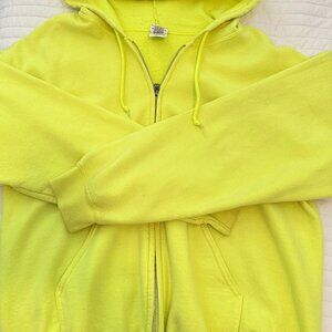 Neon Yellow Gildan Sweatshirt